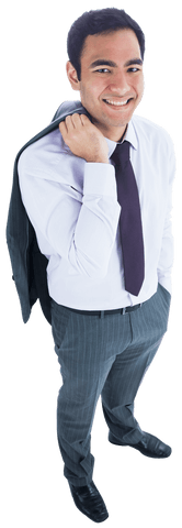 transparent professional businessman in positive standing pose - Download Free Stock Videos Pikwizard.com