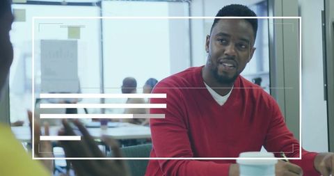 Professional Business Meeting at Modern Office Conference Room