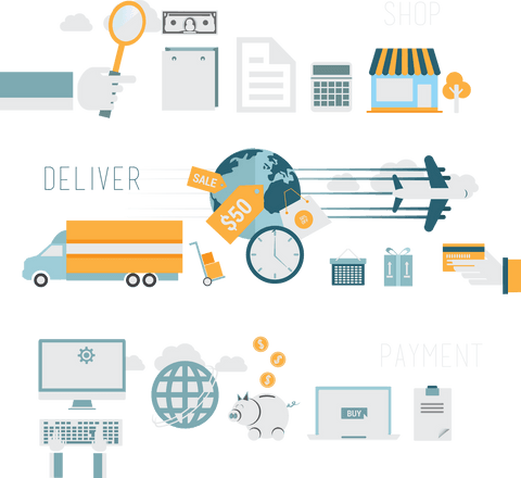 transparent business and financial processes icons illustration - Download Free Stock Videos Pikwizard.com