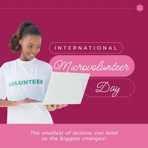 Celebrating International Microvolunteering Day with Smiling Volunteer