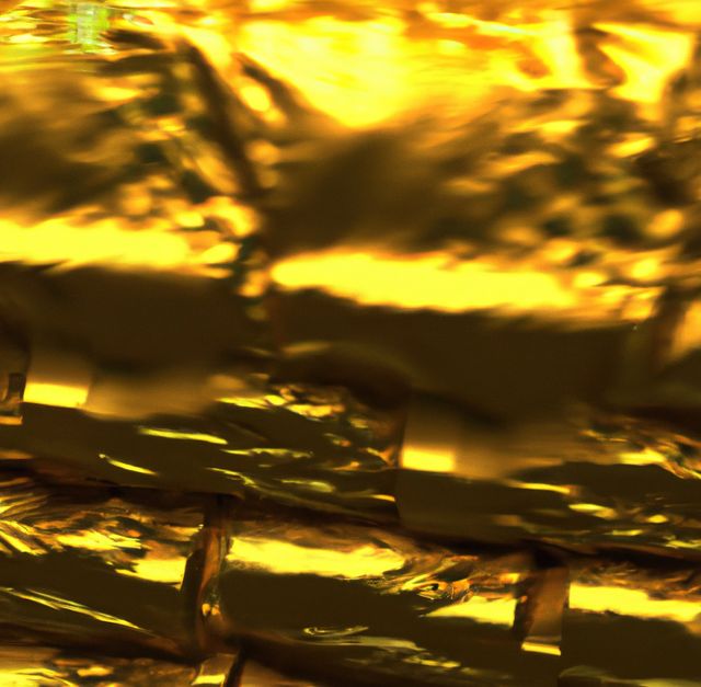 Image of close up of details of gold texture with copy space - Download Free Stock Photos Pikwizard.com