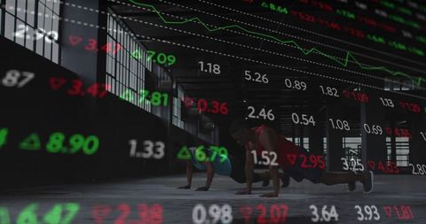 Fitness Training Mixed with Market Data in Warehouse Gym