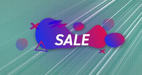 Vibrant Abstract Sale Banner with Dynamic Light Trails - Download Free Stock Images Pikwizard.com