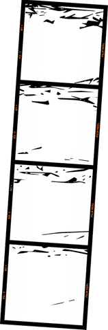 transparent vintage filmstrip with blank panels and scratches - Download Free Stock Videos Pikwizard.com