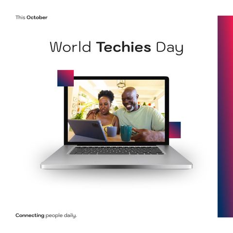 World Techies Day Celebrating Connectivity and Innovation - Download Free Stock Templates Pikwizard.com