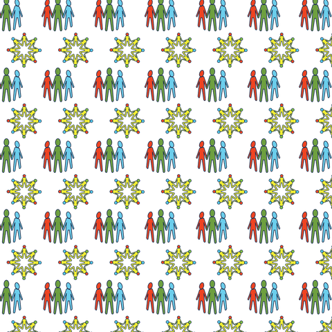 Vibrant Abstract Shapes Pattern on Transparent Background - Download Free Stock Videos Pikwizard.com