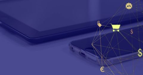 Digital Networking Concept with Tablet and Smartphone - Download Free Stock Images Pikwizard.com