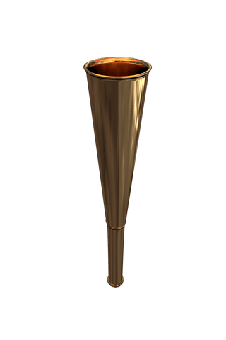 shiny gold tubular shape with transparent background - Download Free Stock Videos Pikwizard.com