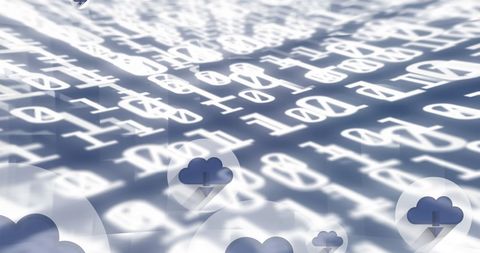 Cloud Technology Coding with Binary Connections Backup Concept - Download Free Stock Images Pikwizard.com