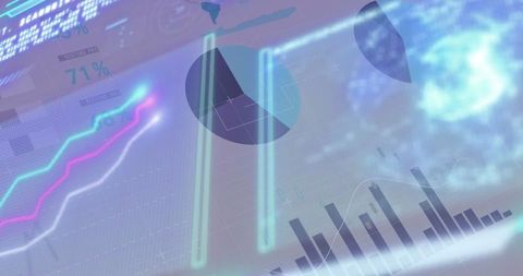 Analyzing digital data interface with business metrics