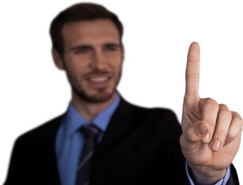 Transparent Executive Using Innovative Virtual Interface Technology - Download Free Stock Videos Pikwizard.com