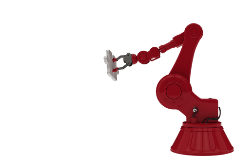 transparent red robotic arm holding puzzle piece - Download Free Stock Videos Pikwizard.com