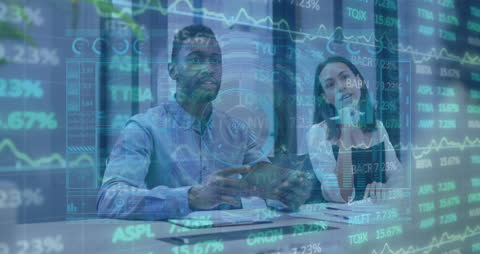 Innovative Business Team Analyzing Data