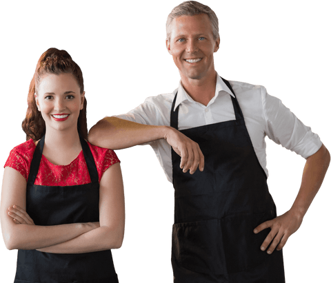 Transparent Professional Cafe Team Cheerfully Smiling - Download Free Stock Videos Pikwizard.com