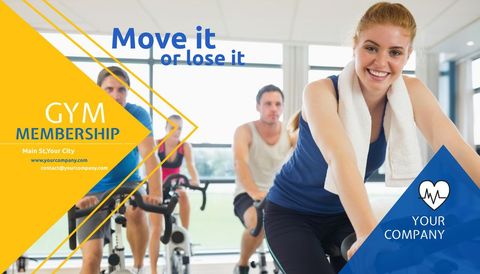 energetic gym workout promoting active lifestyle - Download Free Stock Templates Pikwizard.com