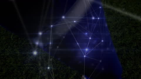 Animated Digital Connections Illumination on Soccer Field