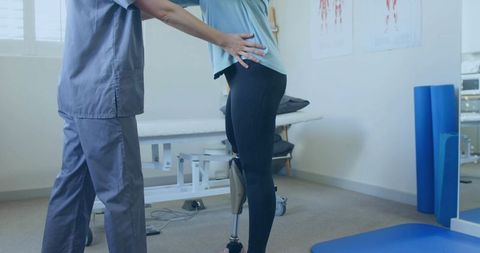 Rehabilitation with Below-Knee Prosthesis in Therapy Clinic