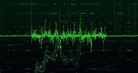Digital Simulated Global Financial Data and Graphs - Download Free Stock Images Pikwizard.com
