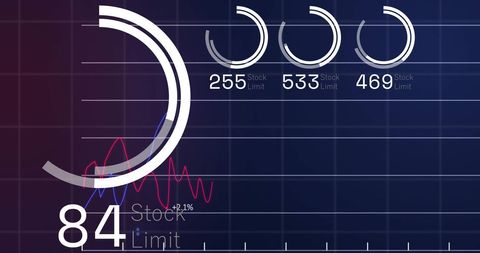 Dynamic Stock Market Data on Graphical Display - Download Free Stock Images Pikwizard.com