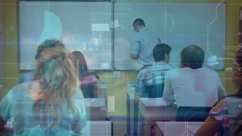 Classroom Learning with Digital Interface Overlay