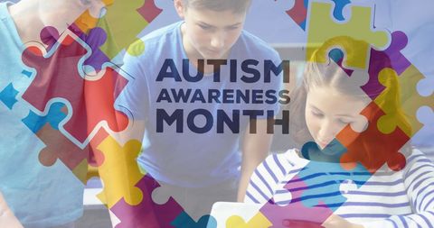 Autism Awareness Month Embracing Diversity and Learning - Download Free Stock Images Pikwizard.com