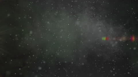 Falling Snow Overlapping Abstract Smoke Render
