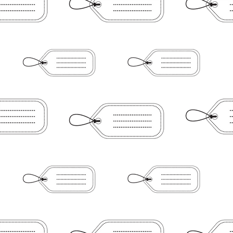 seamless pattern of white name tags on transparent background - Download Free Stock Videos Pikwizard.com