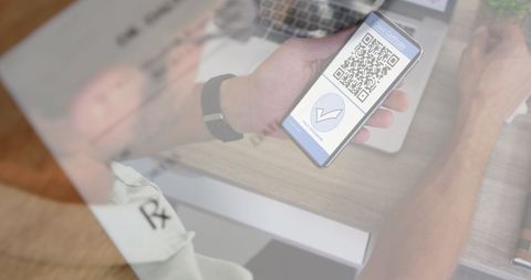 Person Displaying COVID-19 Vaccine Passport on Smartphone - Download Free Stock Images Pikwizard.com