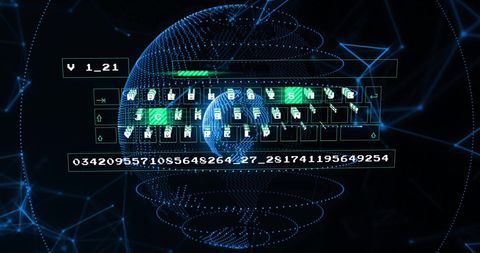 digital transformation with global data processing - Download Free Stock Images Pikwizard.com