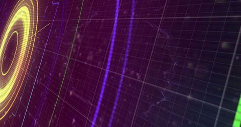 Digital Interface with Futuristic Grid and Scanning Elements - Download Free Stock Images Pikwizard.com