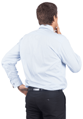 transparent businessman contemplating decisions - Download Free Stock Videos Pikwizard.com