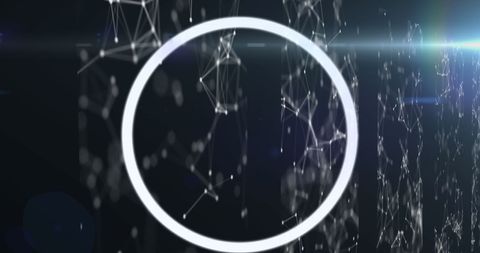 Digital Network Analysis with Circular Interface Lens - Download Free Stock Images Pikwizard.com