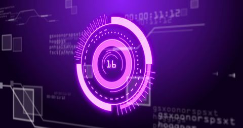 futuristic digital interface with scanning gui - Download Free Stock Images Pikwizard.com