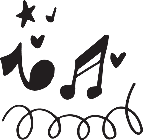 creative black musical notes illustration on transparent background - Download Free Stock Videos Pikwizard.com