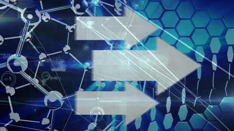 Abstract Technology and Science Background with Digital Interface