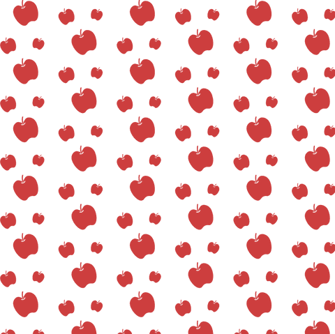 seamless red apple pattern on transparent background - Download Free Stock Videos Pikwizard.com