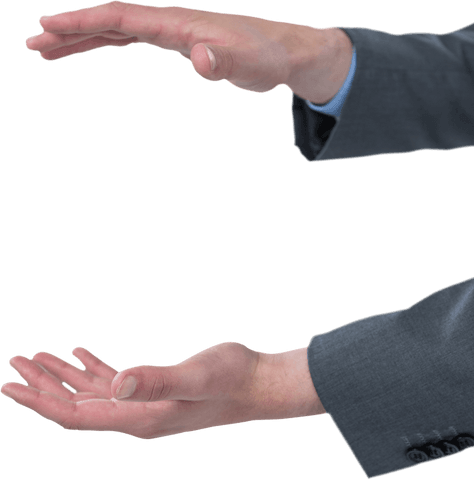 Transparent Hands Gesturing in Business Attire - Download Free Stock Videos Pikwizard.com