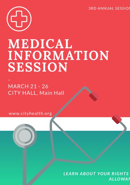 Promoting Healthcare Event for Medical Information Session - Download Free Stock Templates Pikwizard.com