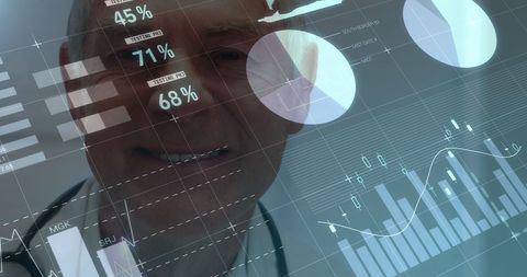 Senior Doctor Analyzing Medical Financial Data Projections - Download Free Stock Images Pikwizard.com