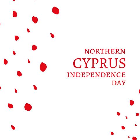 northern cyprus independence day celebration concept art with red elements - Download Free Stock Templates Pikwizard.com