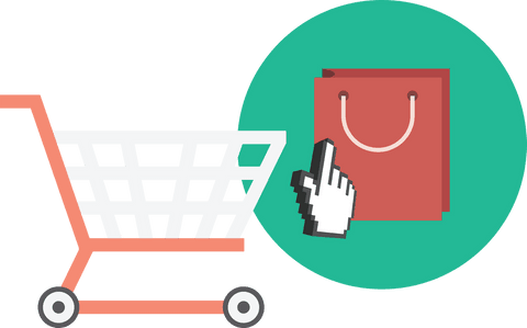 transparent shopping cart icon with hand cursor - Download Free Stock Videos Pikwizard.com