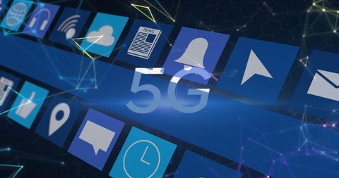 5G Technology Connecting Global Digital Networks - Download Free Stock Images Pikwizard.com