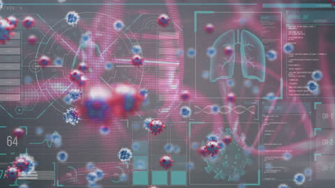 Digital Analysis of COVID-19 Virus Cells With Data Interface