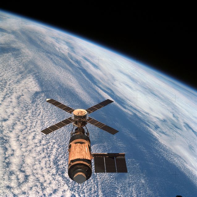 Skylab Space Station in Earth's Orbit, 1974 - Download Free Stock Photos Pikwizard.com