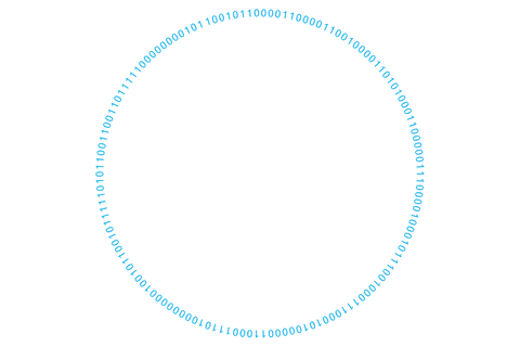 transparent circle of binary numbers in blue hue - Download Free Stock Videos Pikwizard.com