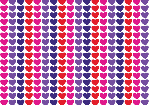 Vivid Heart Pattern with Transparent Background - Download Free Stock Videos Pikwizard.com