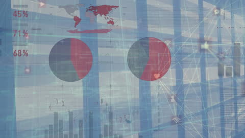 Global Data Technology and Networking in Futuristic Server Room