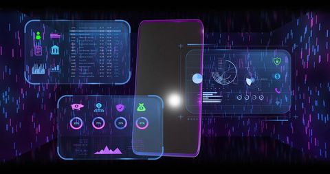 Digital Finance Data Processing with Smartphone Interface