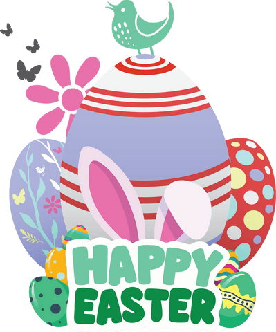 easter celebration transparent design with eggs and text - Download Free Stock Videos Pikwizard.com