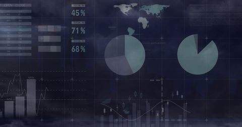 Data Analytics Visualization with Global Business Dashboard - Download Free Stock Images Pikwizard.com